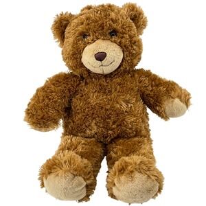 Build a Bear Brown Shaggy Teddy Bear Stuffed Animal Plush Toy 16 Inches